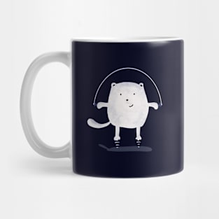 Bear Skipping robe Mug